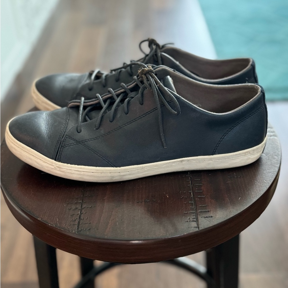 Cole Haan Blue Grand Crosscourt Leather Tennis Shoes. - Picture 5 of 7